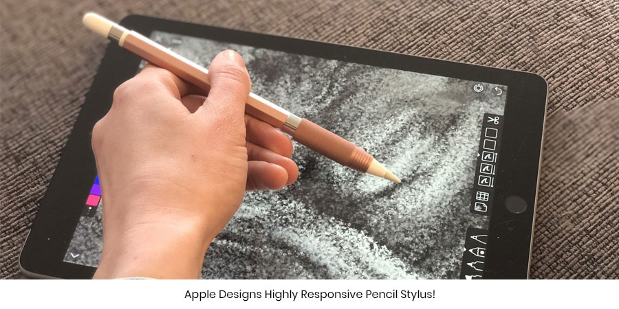Apple Designs Highly Responsive Pencil Stylus!