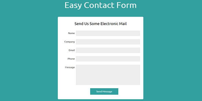 Email and Customer contact forms - Jujubee Media